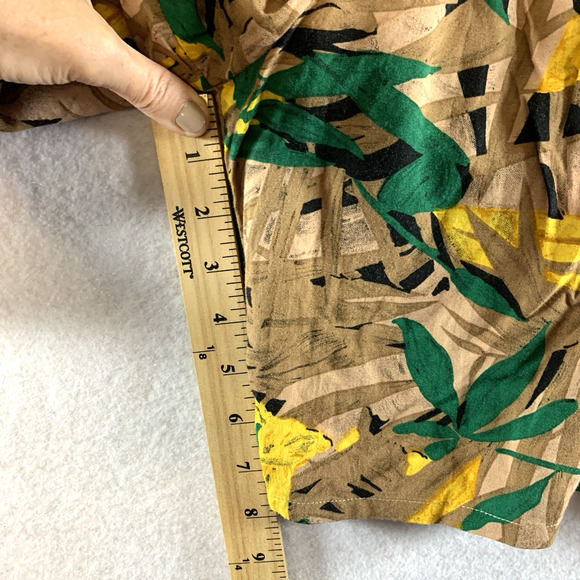 VTG Women 2 pc Set Tank Shorts Sz S Tropical Island Tiki Party Hawaiian Resort‎ - Picture 11 of 16